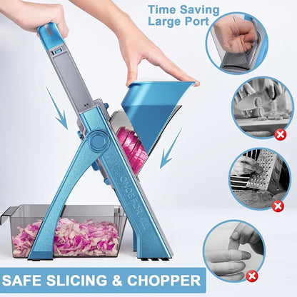 Chopza™ UltraCut 7-in-1 Multi-Function Vegetable Chopper & Slicer