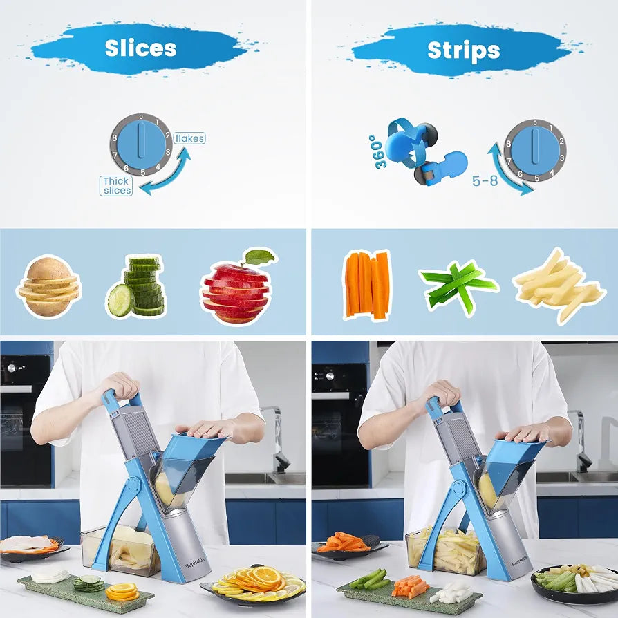 Chopza™ UltraCut 7-in-1 Multi-Function Vegetable Chopper & Slicer