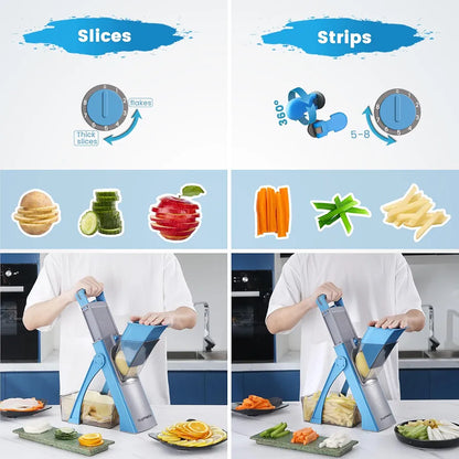 Chopza™ UltraCut 7-in-1 Multi-Function Vegetable Chopper & Slicer